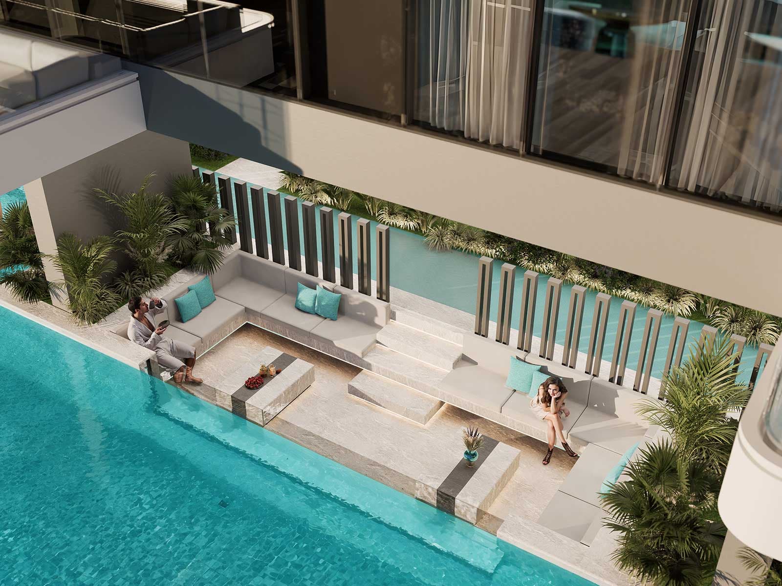 Sunken Seated Area