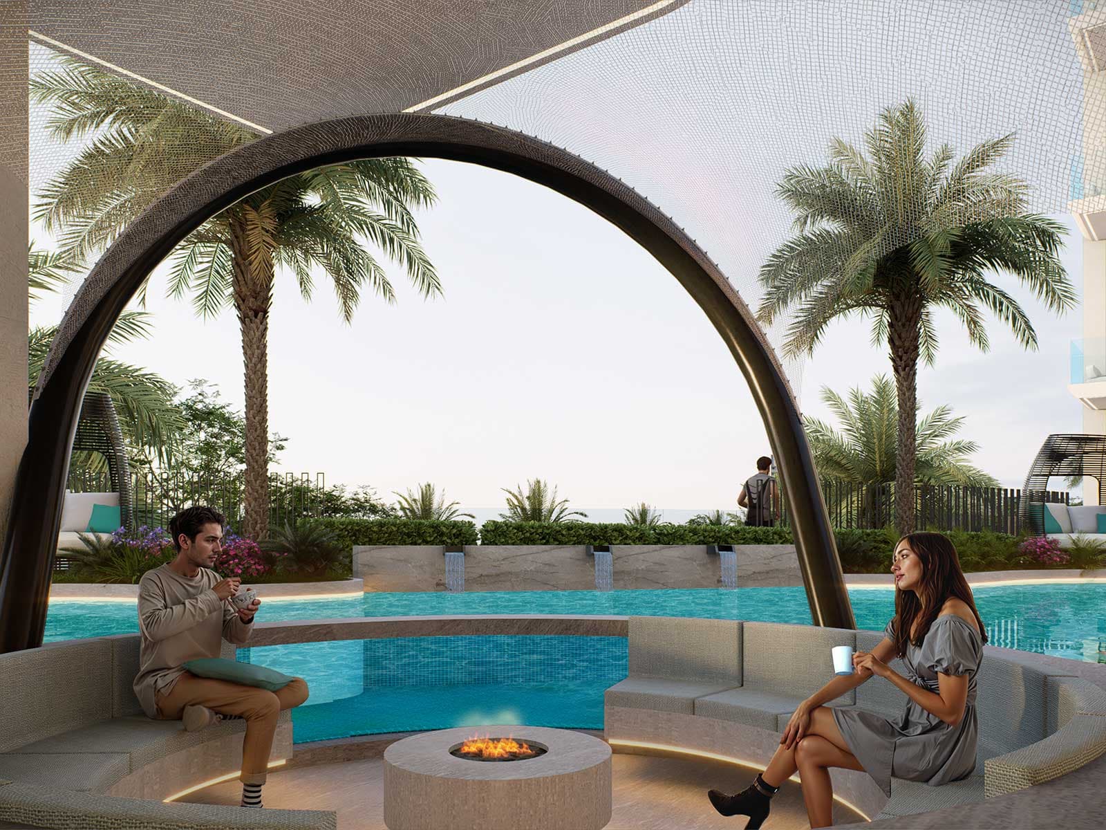 Sunken Seated Area