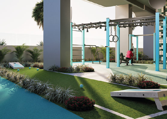 Cornhole Area